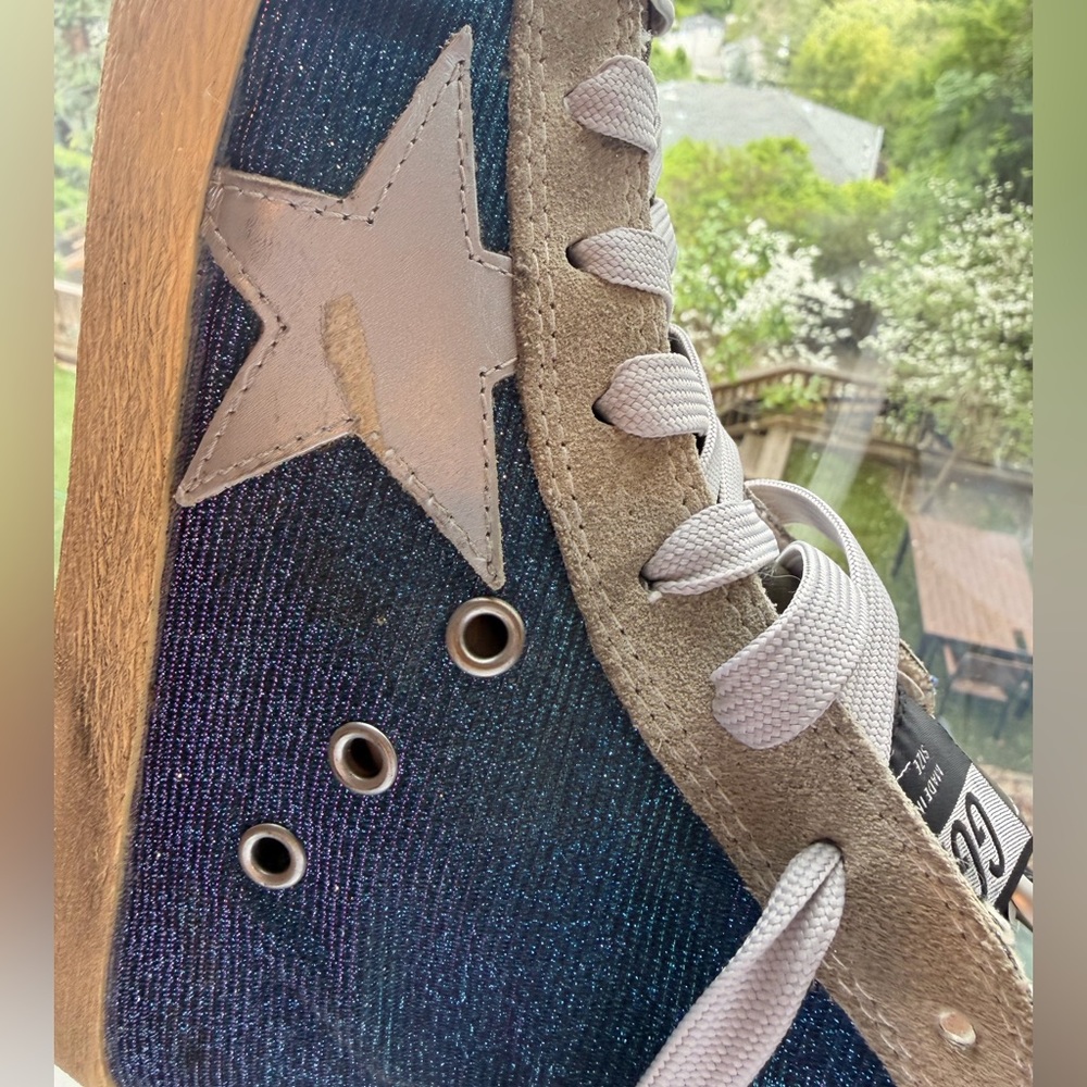 Golden Goose High Top Printed Sneakers - Picture 7 of 7